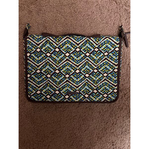 Women's Vera Bradley Cosmetic/Travel Bag One Size Brown Blue